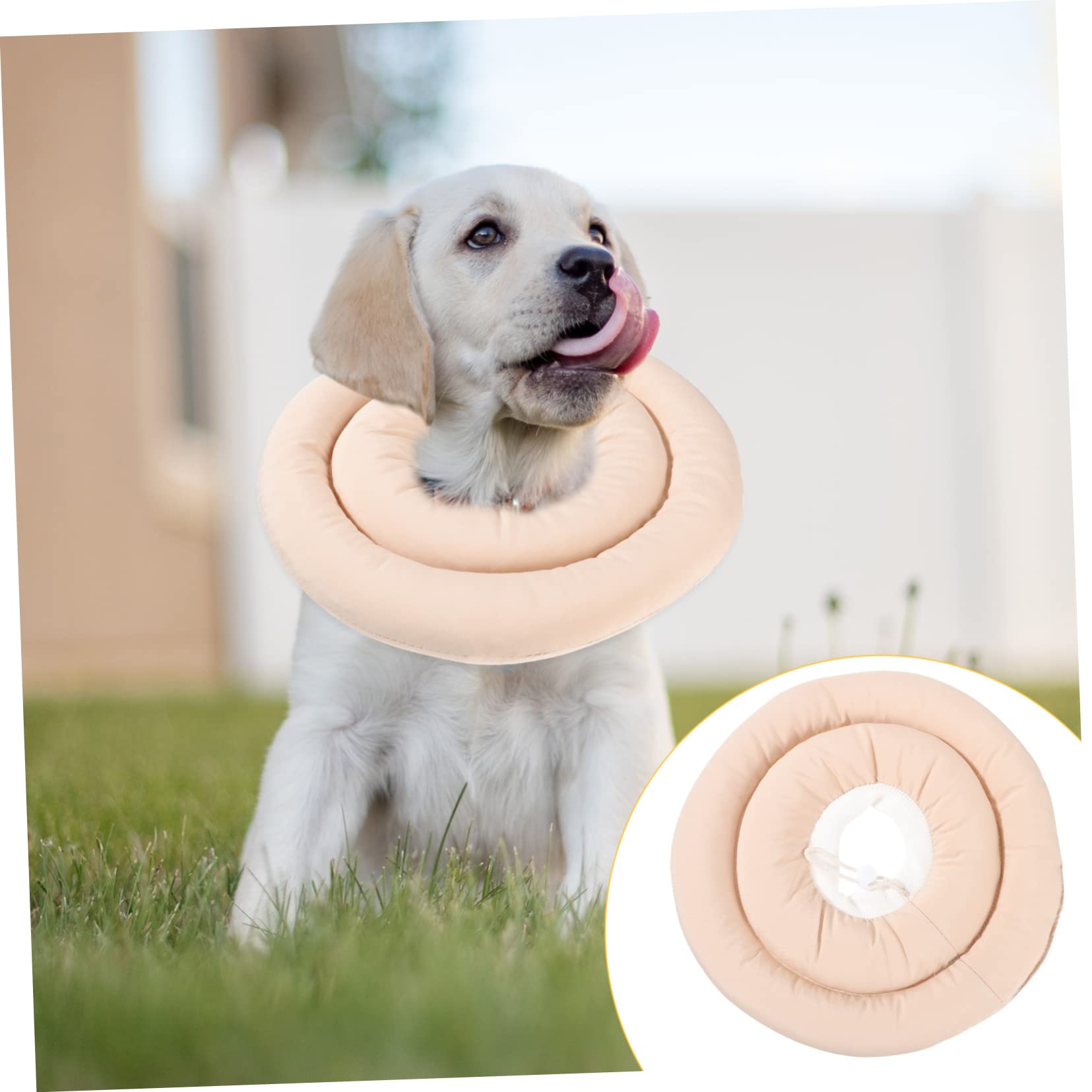 SUPVOX 2piezas Collar Protector De para Mascotas Collar y Confortable para Perros y Gatos Tras y Heridas s Material Uso Veterinarias y Baños