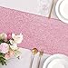 B-COOL Fuchsia Pink Sequin Table Runner 4Pack 12x72 Inch Glitter Table Runner for Valentine's Day Party Baby Shower Holiday Candy Bridal Shower Ceremony Table Decorations