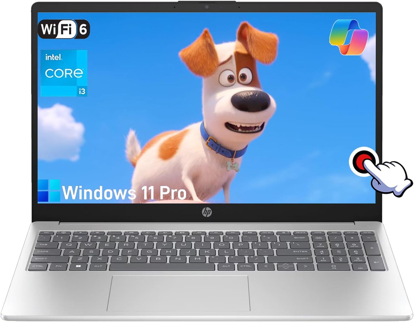 HP 15.6 Laptop Touchscreen Computer