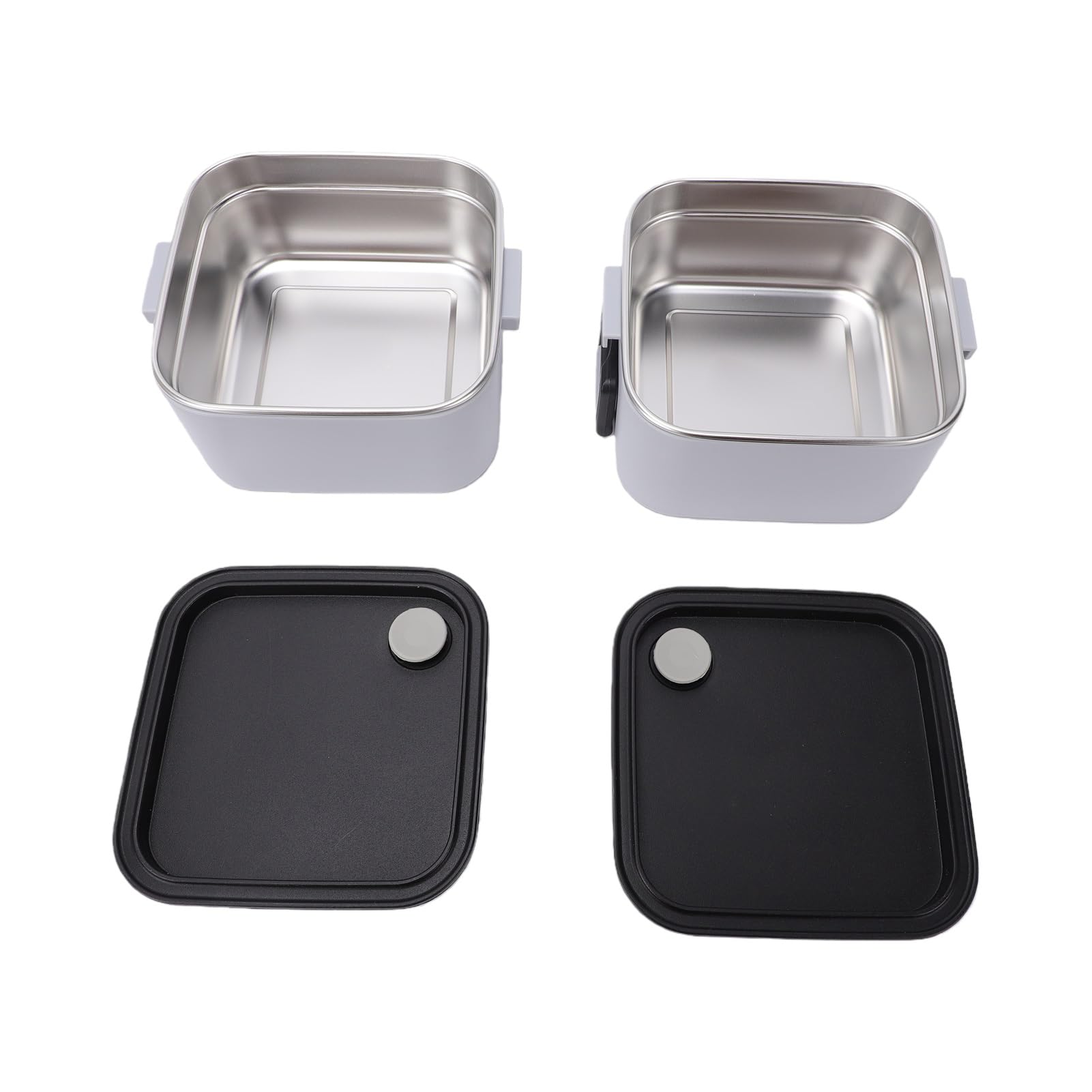 LICAEVEY 1400ml 2 Strati Contenitore per Pranzo in Acciaio Inossidabile