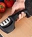 Outdoor Portable Knife Sharpener, Multifunctional Handheld Tungsten Steel Sharpening Tool for Kitchen & Hunting, Afilador de Cuchillos, Removable & Quick Blade Sharpener (B)