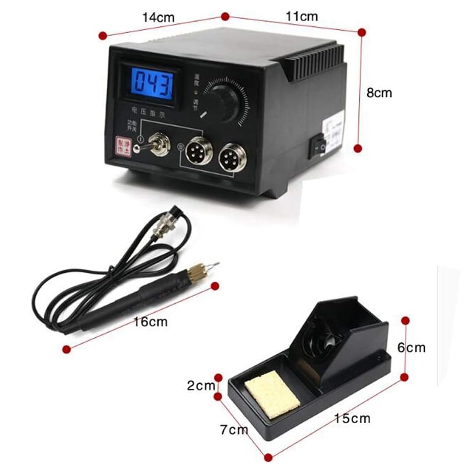 Maszyna Do Pirografii 220 V, Wielofunkcyjne Narzędzie Do Pirografii Opalanej Drewnem Tykwy O Mocy 60 W Z 20 Szt. Końcówek Drutu Do Pirografii Do Wszelkiego Rodzaju Łączenia Haczyków I Żyłek