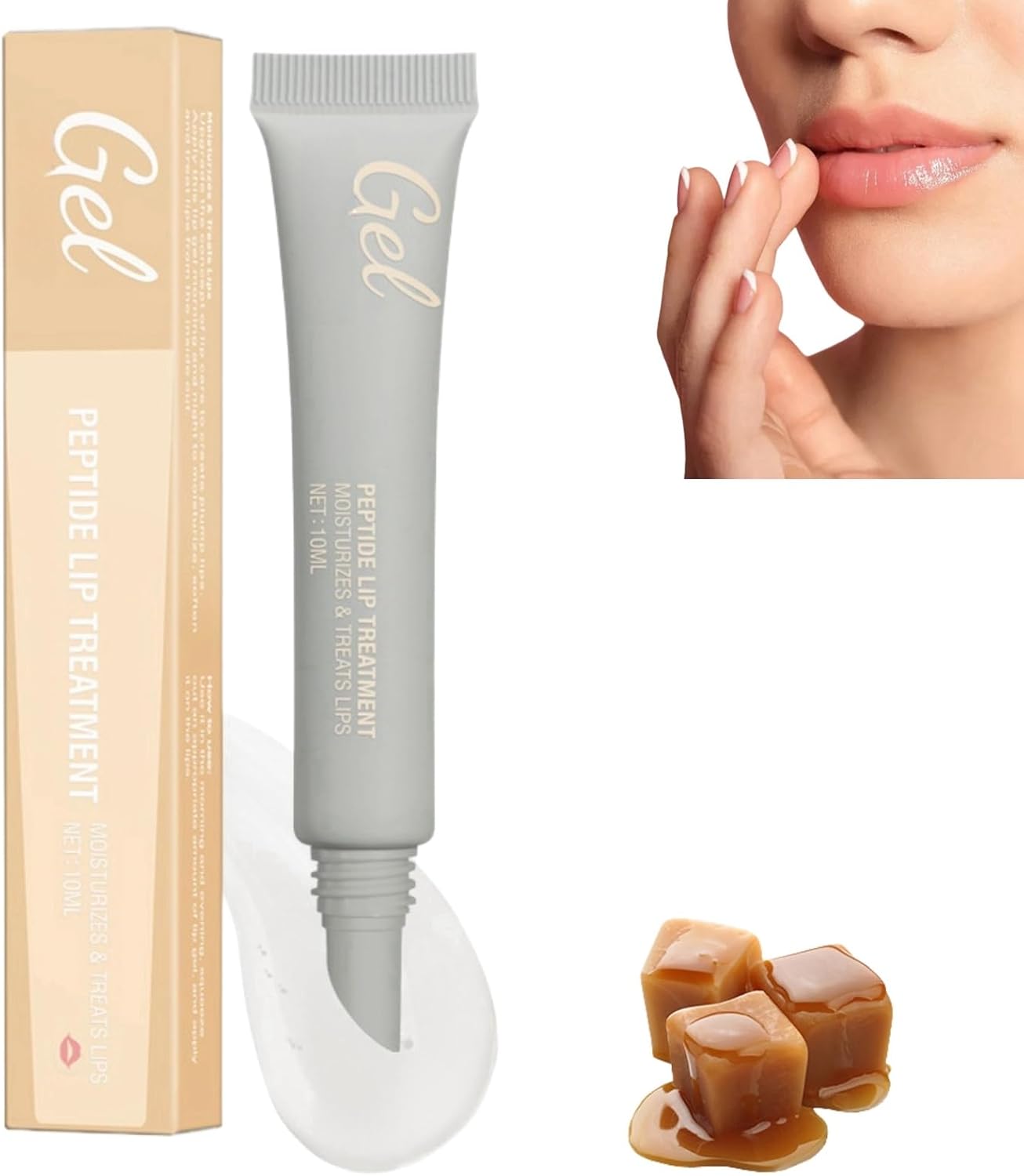 Hydrating Lip Balm,Lip Gel with Peptide,Moisturizing Long Lasting Lip Balm Stick,Lip Repair Treatment for Dry Lips & Chapped Lips,Dry Lips Balm,Lip Cream for Dry Lips,Chapped Lips Treatment,Caramel Hydrating Lip Balm,Lip Gel with Peptide,Moisturizing Long Lasting Lip Balm Stick,Lip Repair Treatment for Dry Lips & Chapped Lips,Dry Lips Balm,Lip Cream for Dry Lips,Chapped Lips Treatment,Caramel
