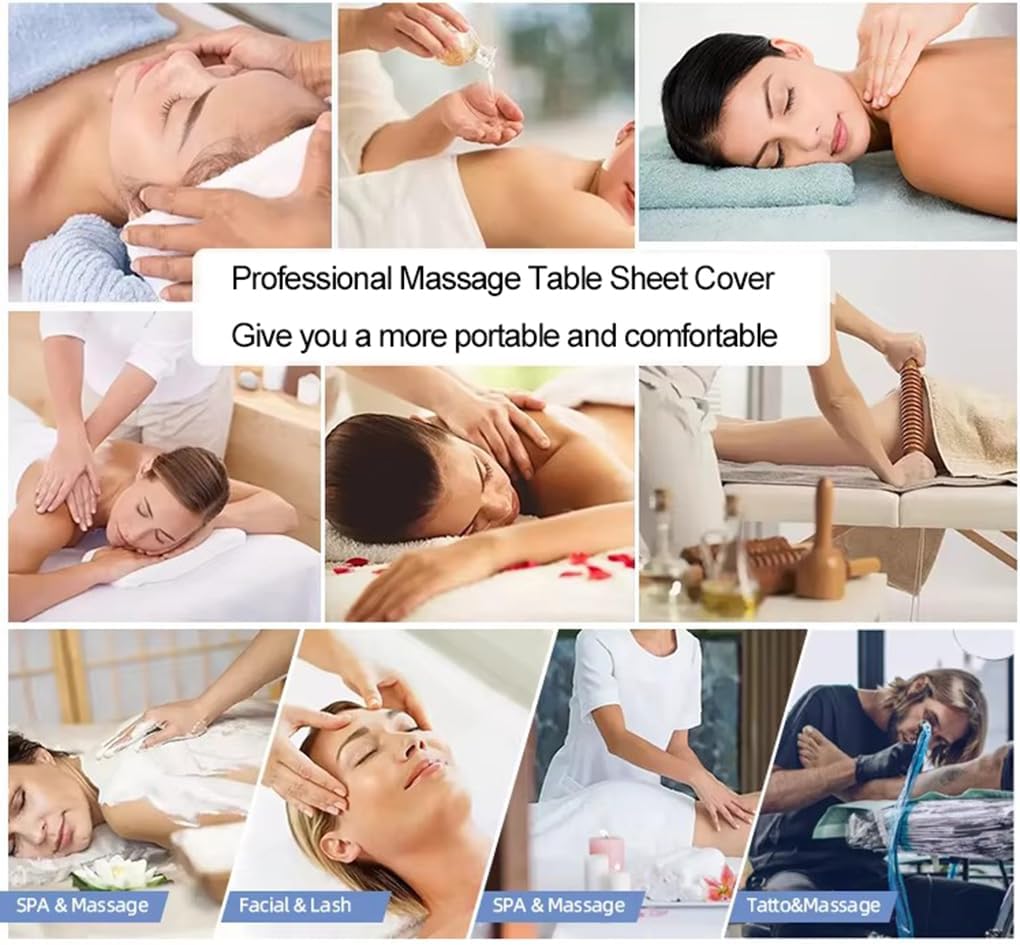 Grey,190 * 60cm T,Memory Foam Massage Bed Pad with Hole Spa Massage Table Mattress Topper with Headrest and Elastic Bands Non-Slip Lash Bed Cushion Thickness 6cm