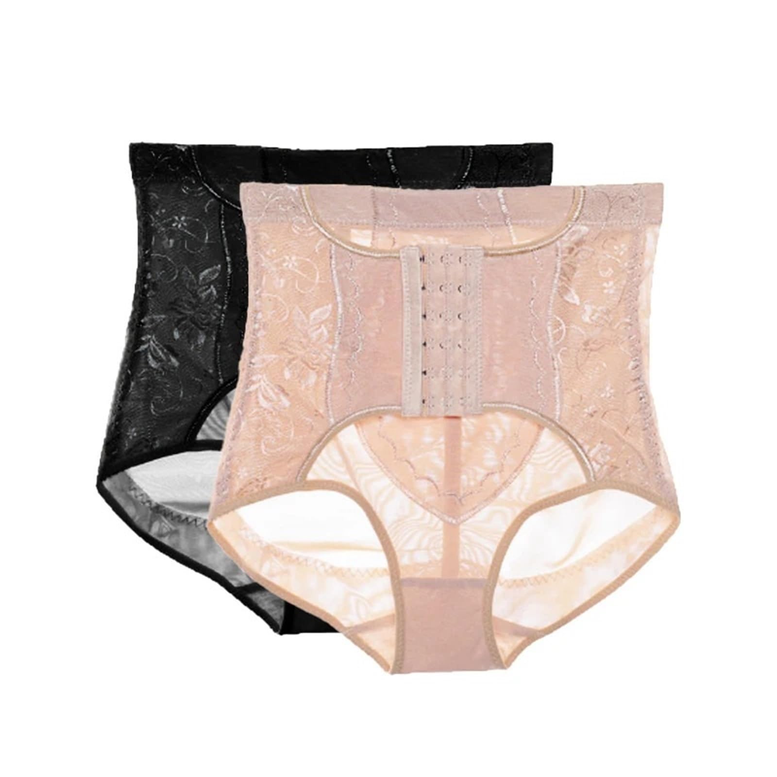 2 uds Bragas levantadoras de glúteos for Mujer Cintura Alta Control Barriga Moldeador Cuerpo Cincher Panty Faja Ropa Interior Moldeadora