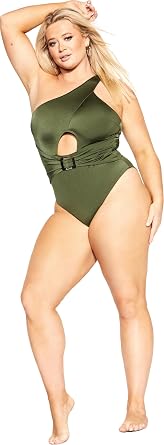 City Chic Plus Size One Piece Swimsuit, Alena 1 Piece