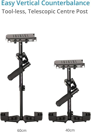 Miniatura 4 de Flycam HD-3000 - Estabilizador telescópico con brazo Galaxy y chaleco para cámaras de video. Micro equilibrio, absorción de impactos, tomas