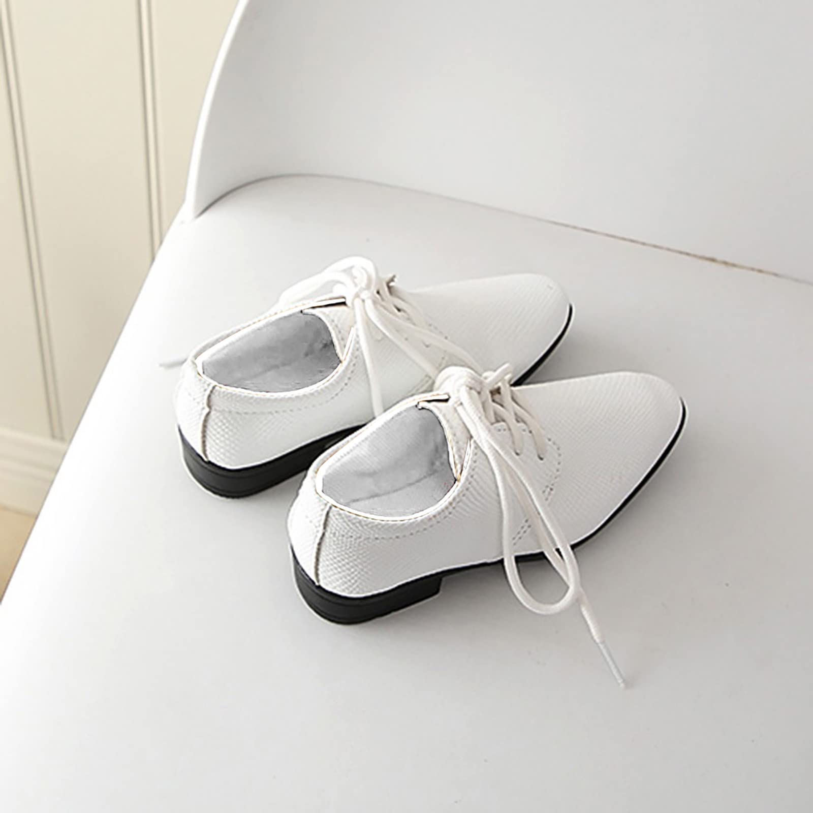 Zapatos Casuales Británico Estudiante Realizar Estilo Infantil Bebé Niños Zapatillas Antideslizantes