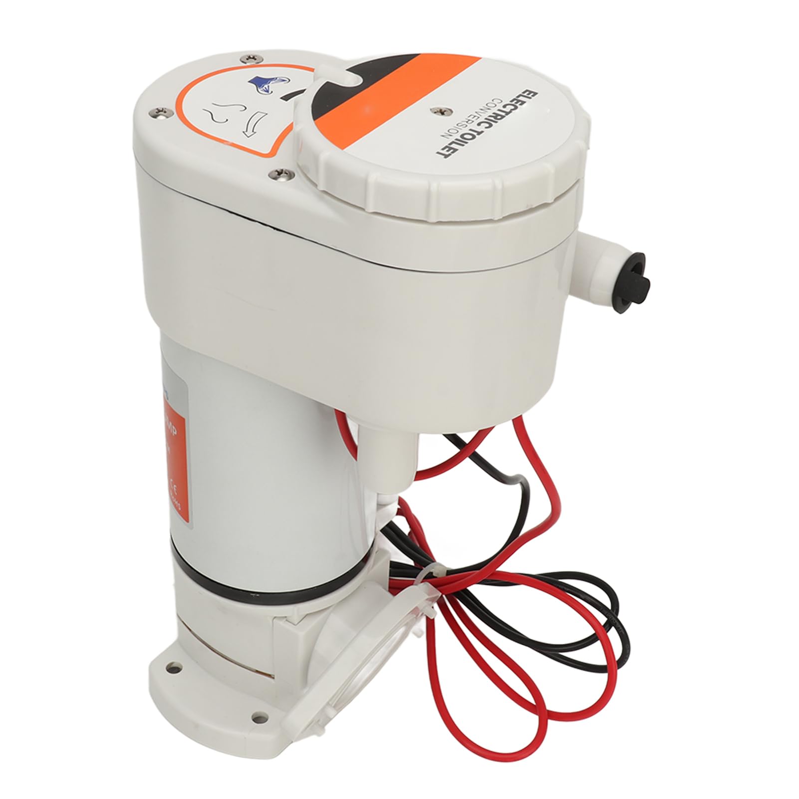 Akozon Pompa per WC Elettrico Marino, Pompa Autoadescante con Prevenzione