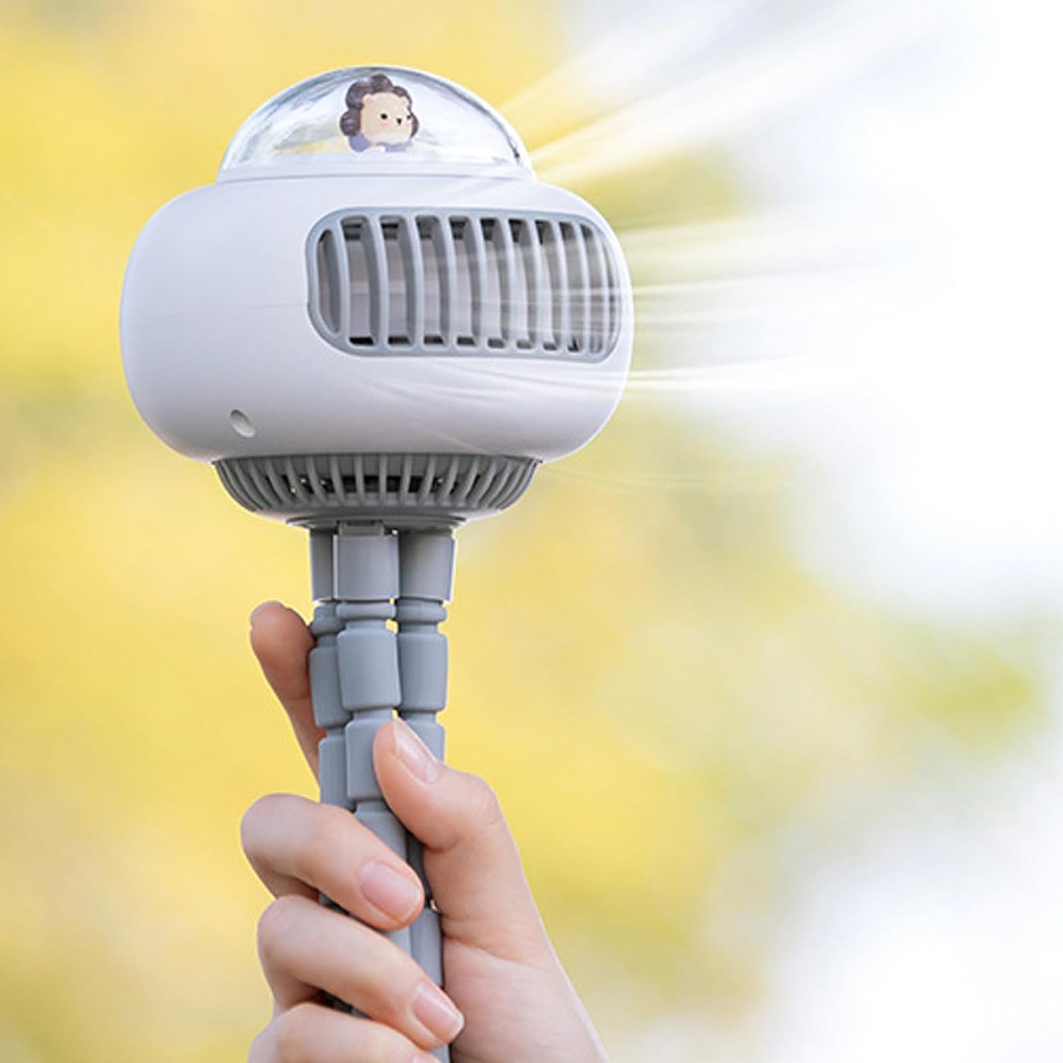 Nuevo producto F37 bebé cochecito ventilador de escritorio mudo estudiante puede ser de mano puede sacudir la cabeza del ventilador del pulpo