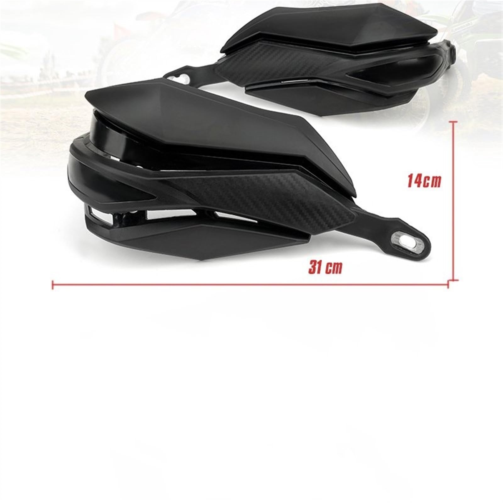 1 Paire De Protège-mains Moto 22mm 28mm Protection Du Guidon Pour YAMAHA YZF WRF