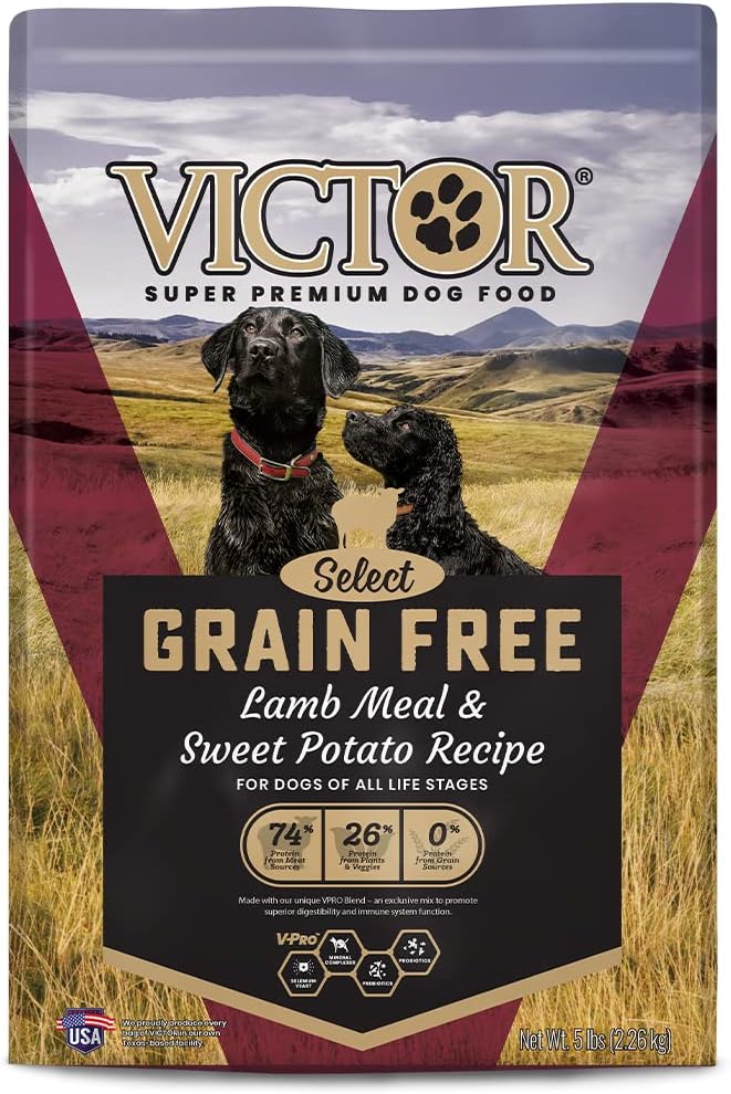 VICTOR Select Lamb Meal & Sweet Potato, Dry Dog Food
