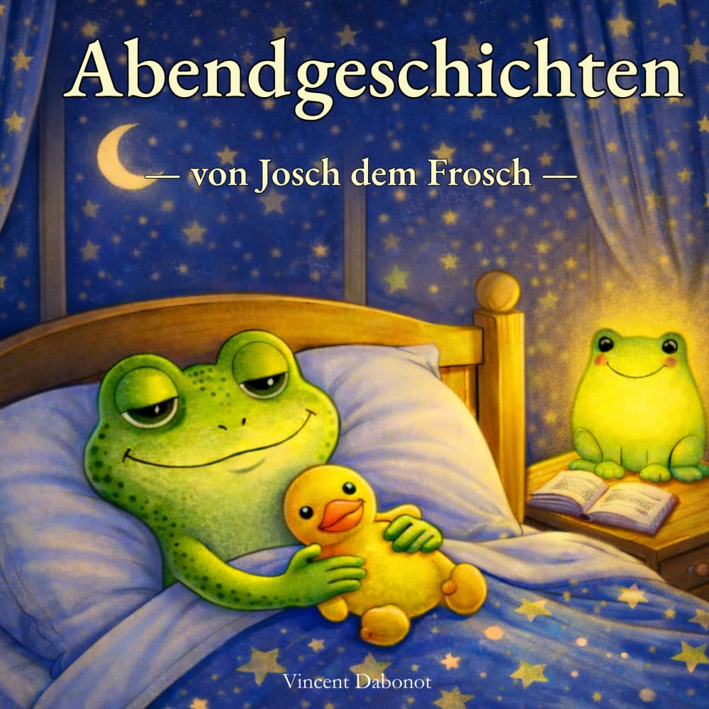 Abendgeschichten von Josch dem Frosch: Buch für Kinder ab 2 Jahren, um leicht und ruhig ins Bett zu gehen. Fördern Sie das Einschlafen in einer ruhigen Atmosphäre mit zarten und sanften Geschichten.