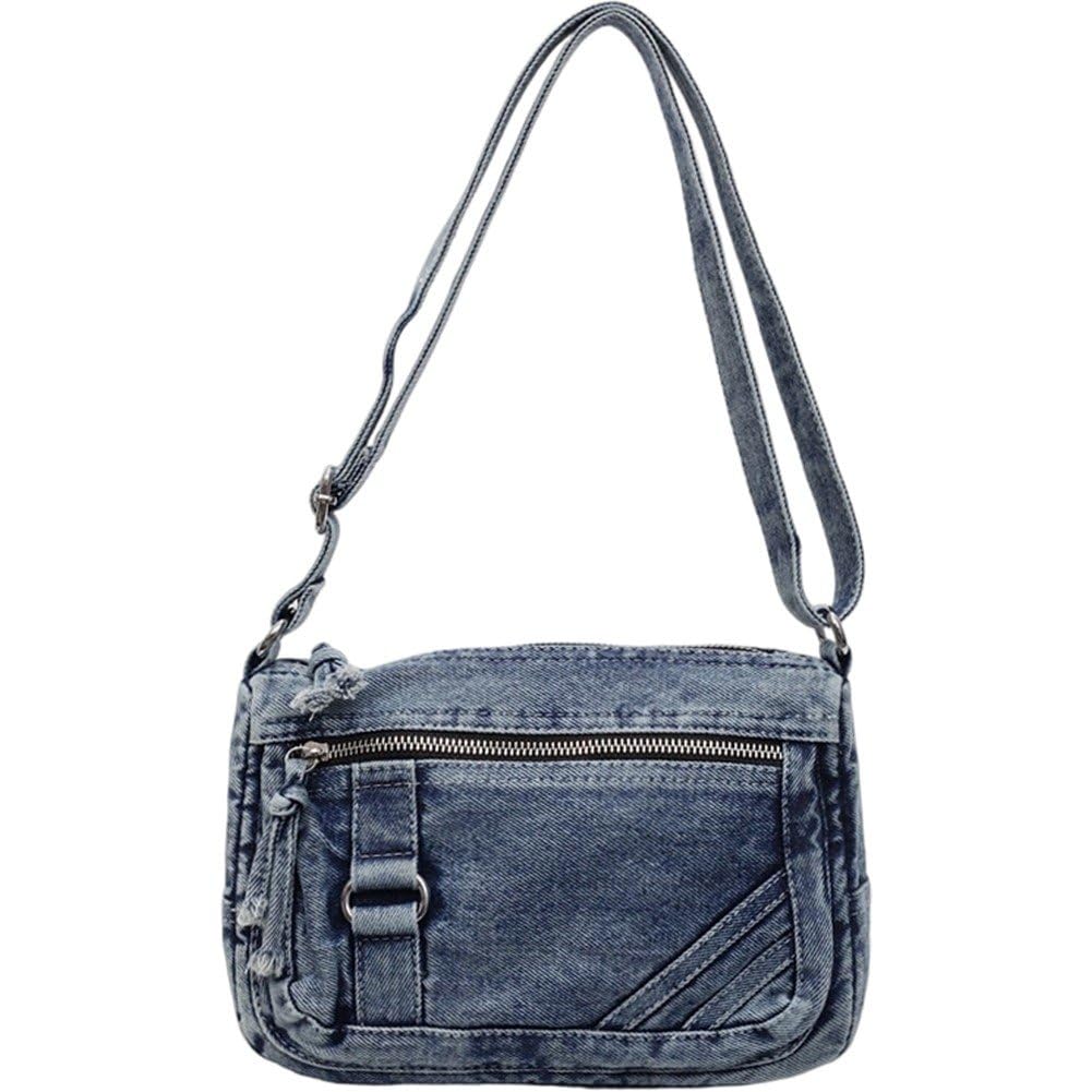 Sac bandoulière en denim pour en finir avec les sacs lourds et encombrants
