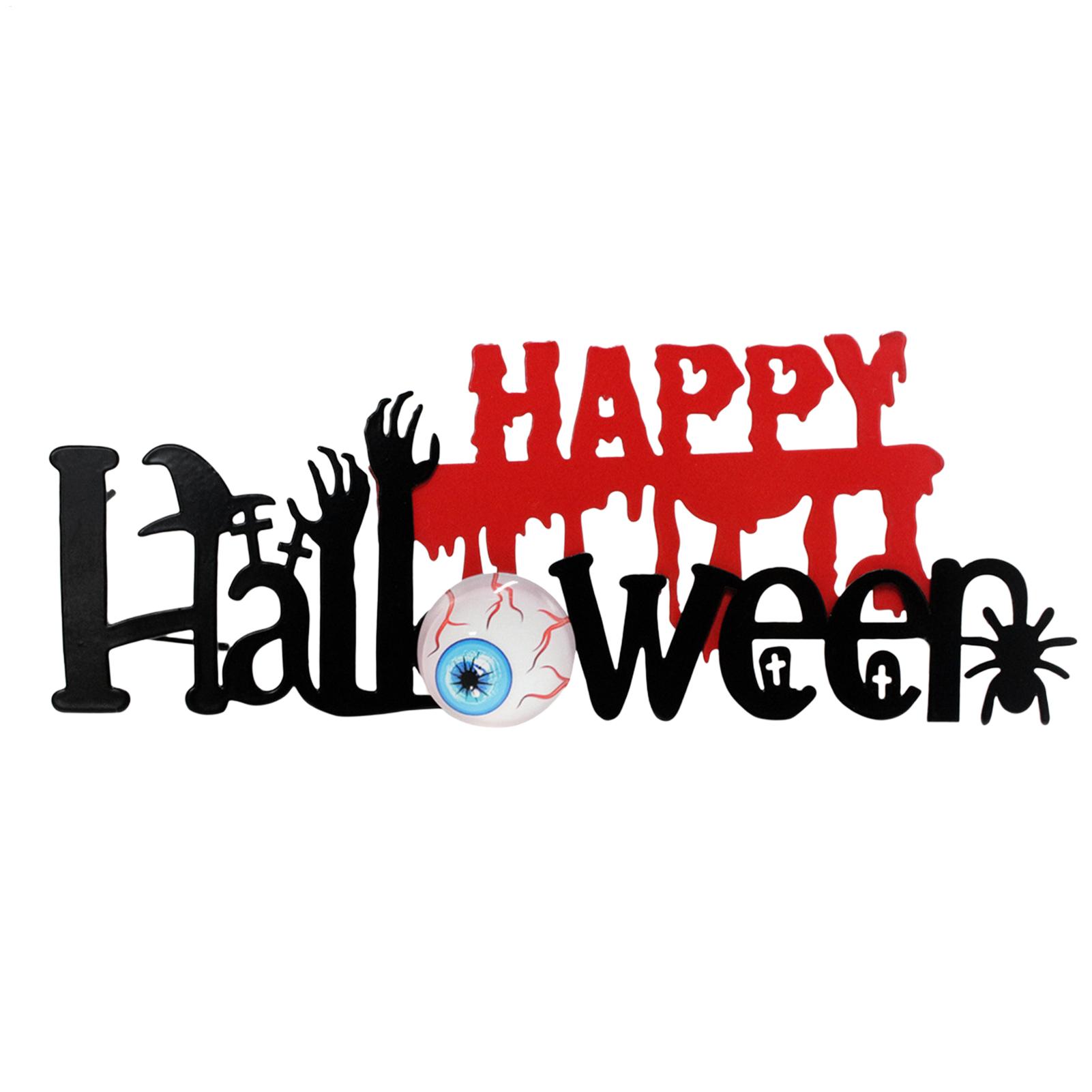 Amazon.co.jp: ハロウィン文字サイン、ハッピーハロウィン卓上
