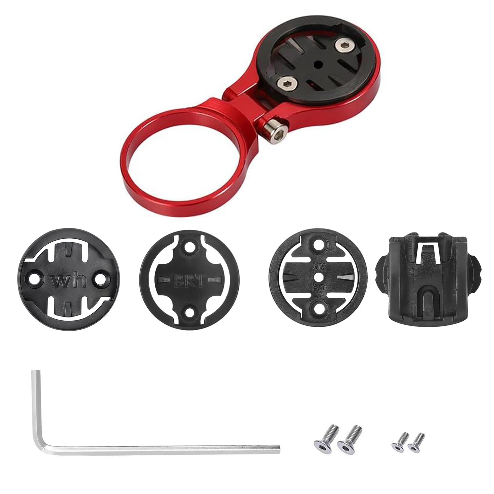 for Garmin Edge Mount - Adjustable Out Front Bike Computer Mounts for Stem,Road Cycling Bike Stem Mount Compatible with Wahoo Elemnt,Elemnt Bolt,Elemnt Mini,Bryton,Cateye, Red