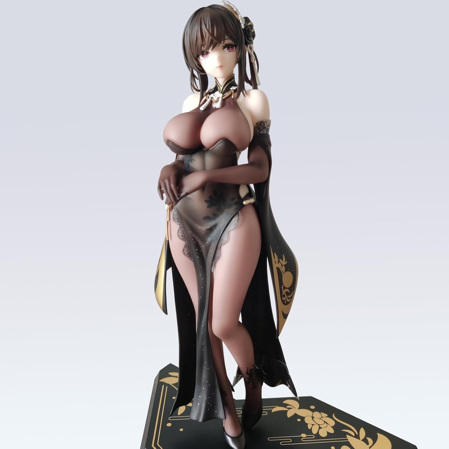 Zatanend Anime Figure Action Figure Chen Hai(Pro Ver.) Vestibule of Wonders ver Black Cheongsam Anime Girl Figure Collection Doll Model Toys NO Box
