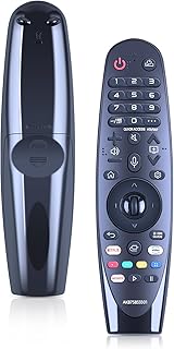 جهاز تحكم عن بعد بديل بالاشعة تحت الحمراء AKB75855501 MR20GA لتلفزيون ال جي الذكي 55NANO81ANA 65NANO90UNA 65NANO86UNA65NANO81ANA 49NANO81UNA 65NANO81UNA 49NANO81ANA 49NANO800 UNA 49N 49N أسود .