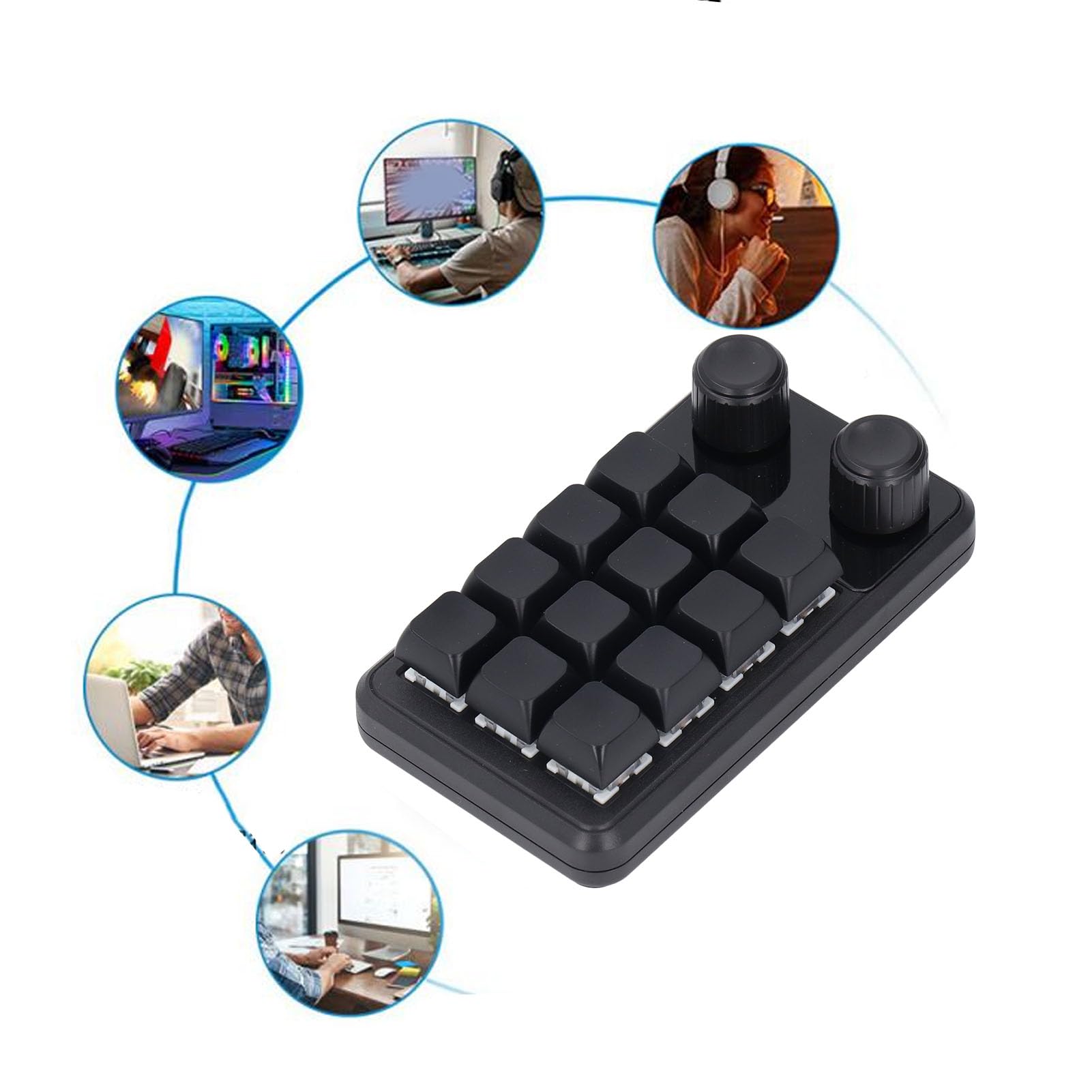 Amazon | 12キーメカニカルキーボード、2.4Gワイヤレススイッチ