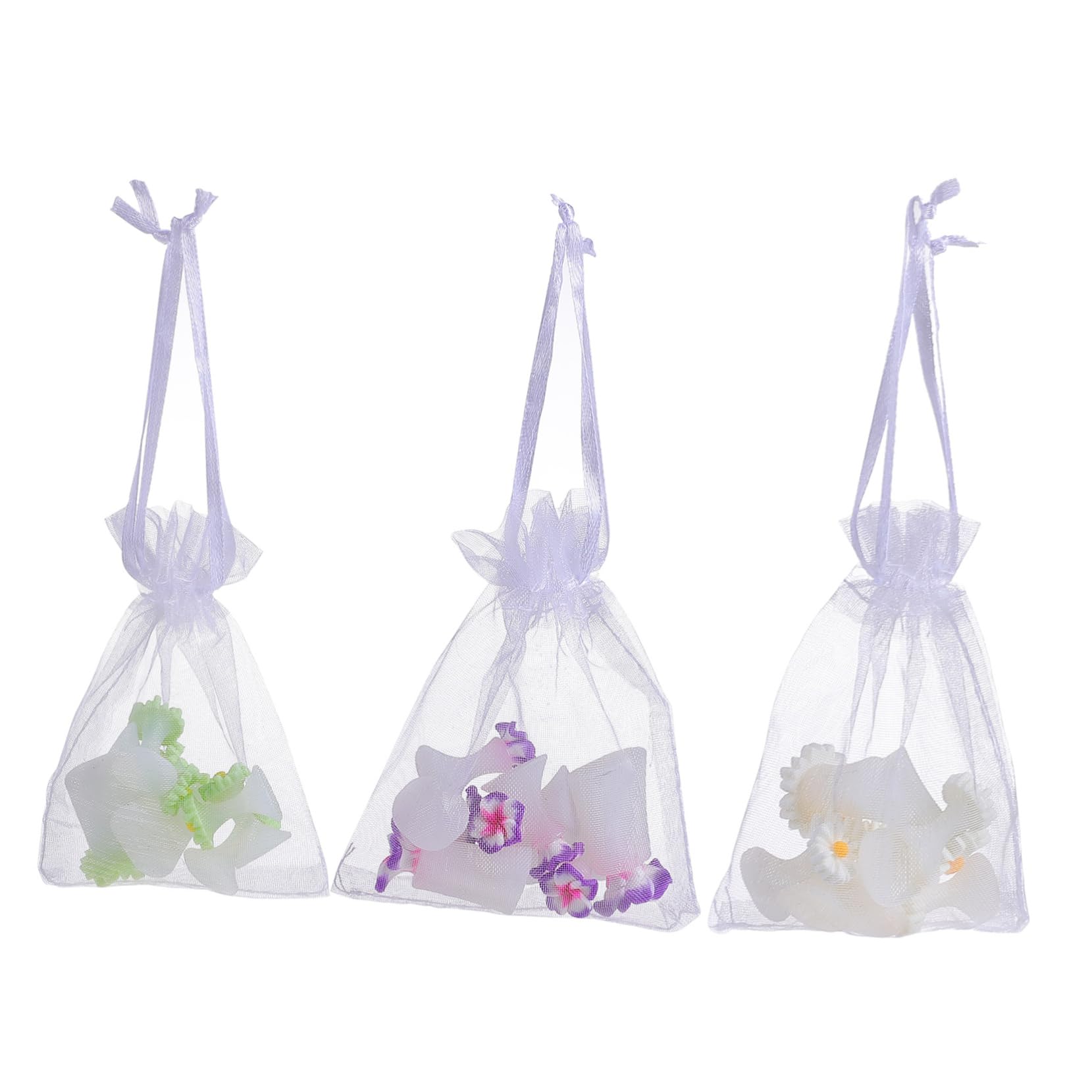 Didiseaon Flower Shaped Toe Separators 24 Pack Silicone Toe Spacer Nail Separator