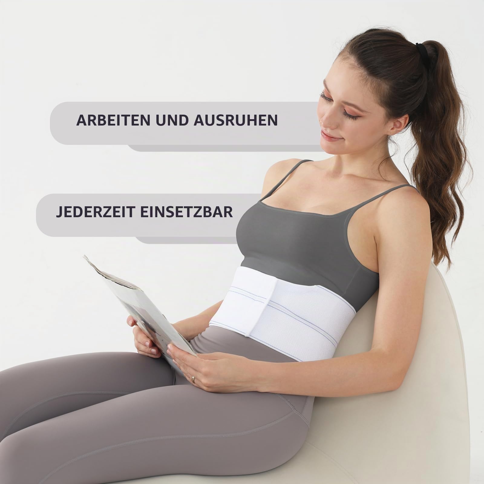 Gebrochene Rippe Brace Cracked Bauch Binder Rücken Gürtel Brust Kompression Wrap Support Costochondritis für gequetscht, gebrochen oder disloziert Rippen Schutz für Frauen