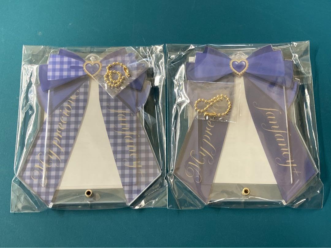 ⌘ フクヤ　フォトカードアクリルフレーム リボン　A コンプセット　⌘ Amazon.co.jp: FUKUYAフォトカードアクリルフレーム ミニリボン