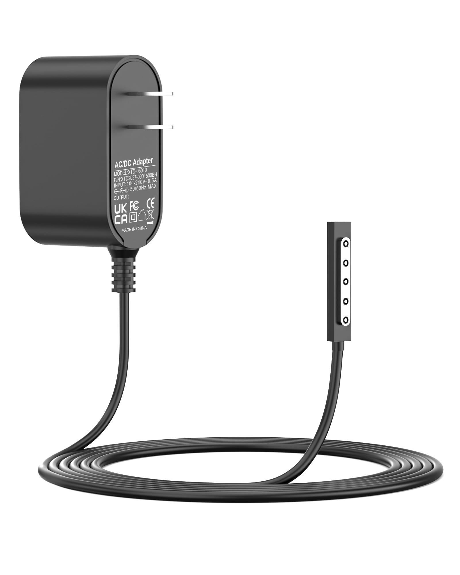 Replacement for Surface RT Charger Compatible with Surface Pro1 Pro2 Charger 12V 2A 24W, Replacement for Microsoft Surface 1512 1516 1536 Charger Cord 【UL Listed】
