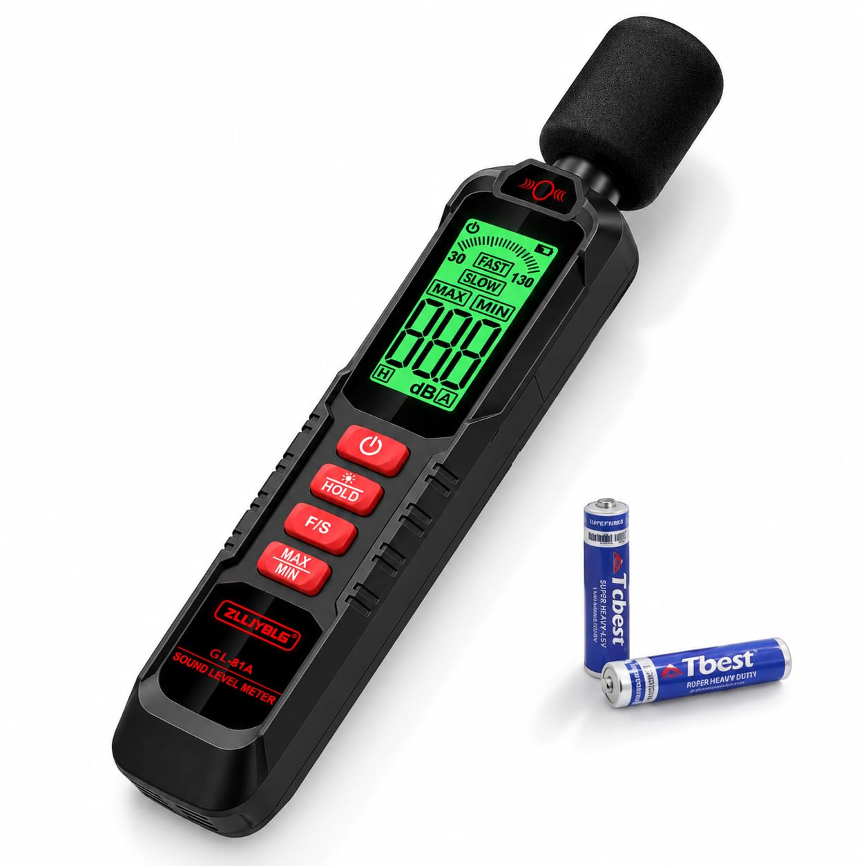 Decibel Meter, Digital Sound Decibel Meter - Range 30-130dB — Amazon image 10