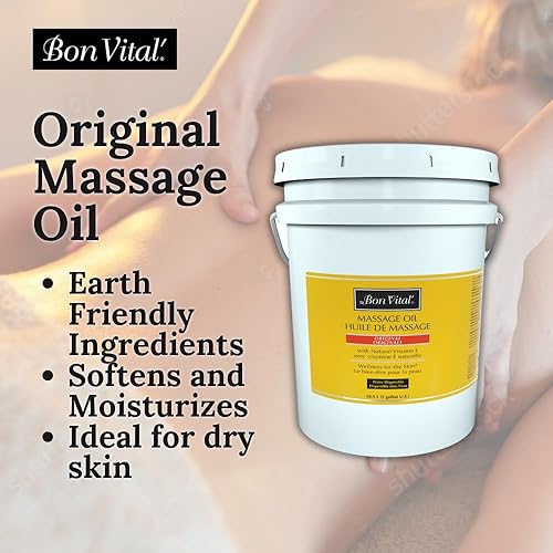 Miniatura 10 de Bon Vital' Aceite de masaje original para una base de masaje versátil para relajar los músculos doloridos y reparar la piel seca, el mejor aceite de
