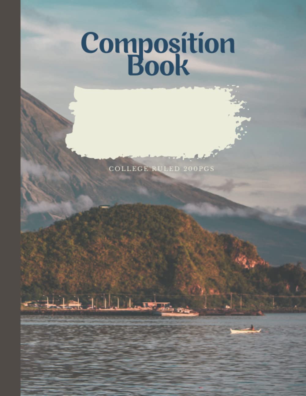 Mayon Volcano/Philippines Composition Book (Softback, 8.5" x 11"): College Ruled, 200Pgs (Composition Books, College Ruled (8.5" x 11) 200pgs)