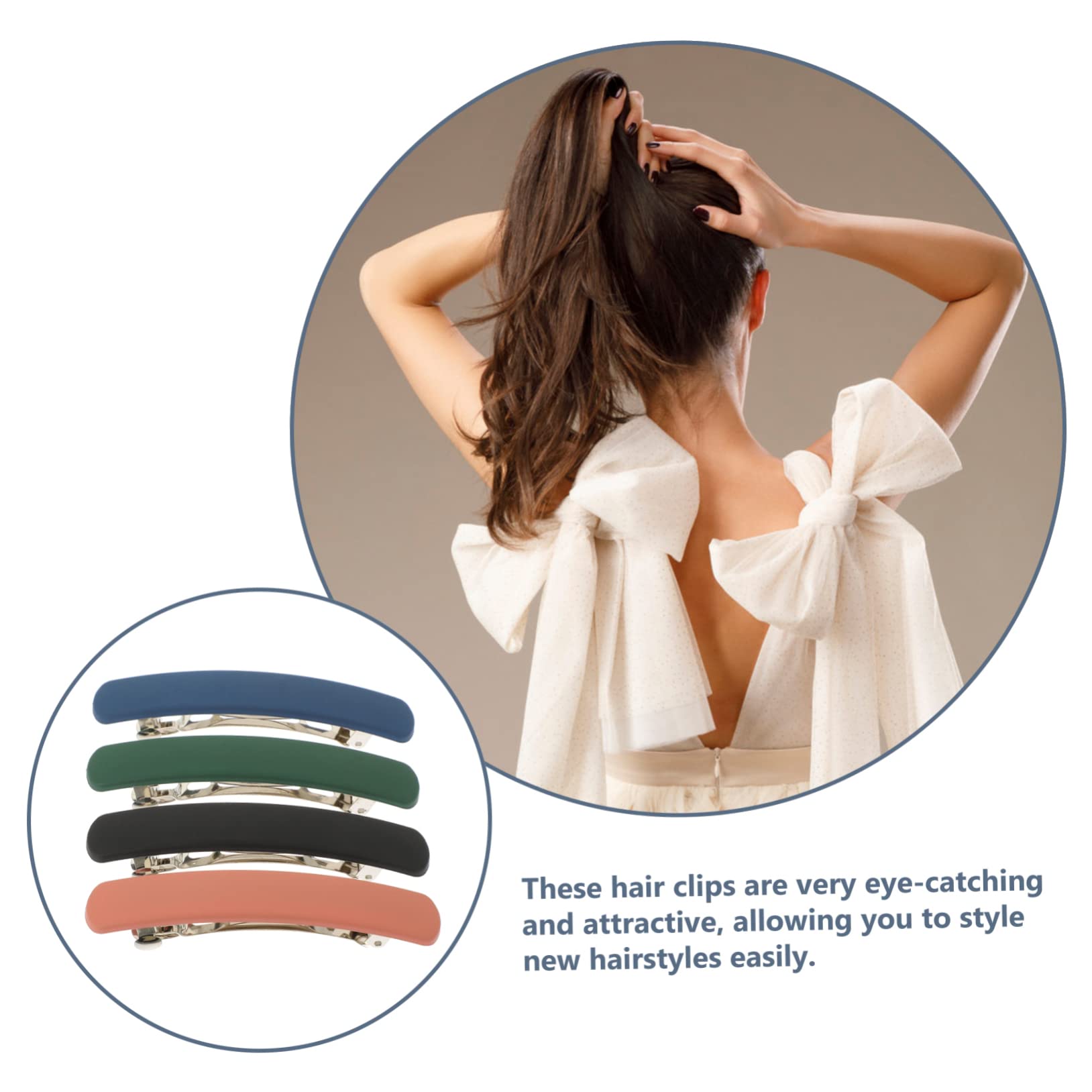 NOLITOY 16piezas Horquillas De Para Cabello Accesorios De Barrette Para Mujeres y Sujetadores De Coleta Rosa Azul Negro