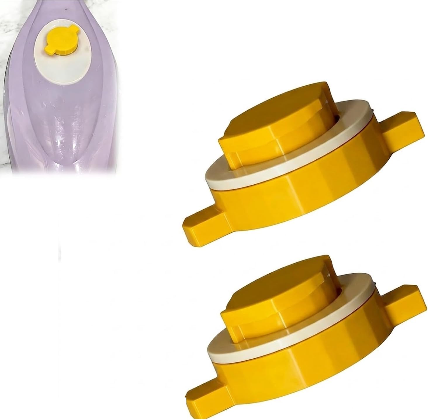 Water Tank Gasket & Cap Set Replacement Compatible with Shark S35010/S3501 Pocket Steam Mop – Leak-Proof Seal Repair Kit (Black)