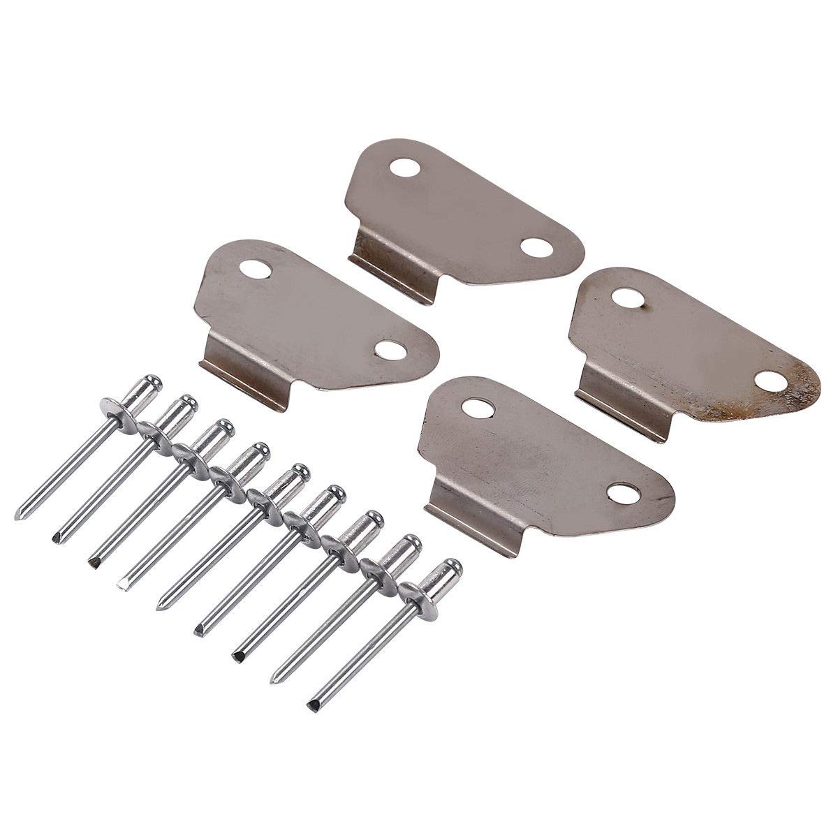 XFMT Hard Saddlebags Lids Wear Strike Plates Compatible with Harley Touring Road Glide 1993-13 4PCS (Replace Part Number: 90962-93)