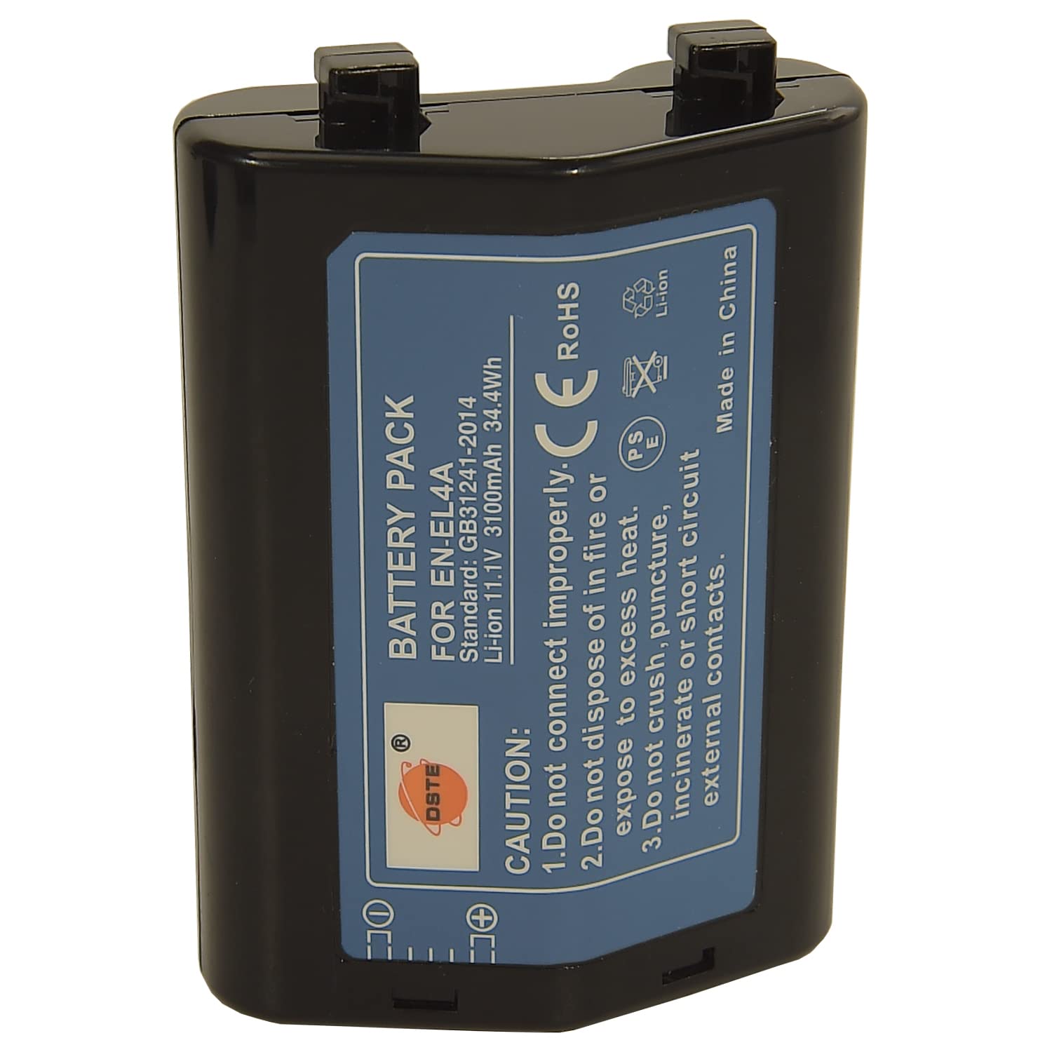 DSTE 4400mAh LP-E4 Batteria di ricambio compatibile per Canon EOS 1D Mark III, EOS 1Ds Mark III, EOS 1D Mark4