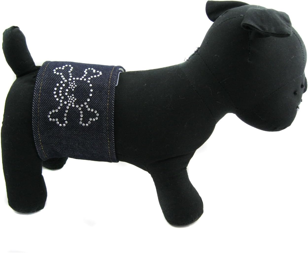 Alfie Pet - Rox Denim Belly Band - Size: M (for Boy Dogs)