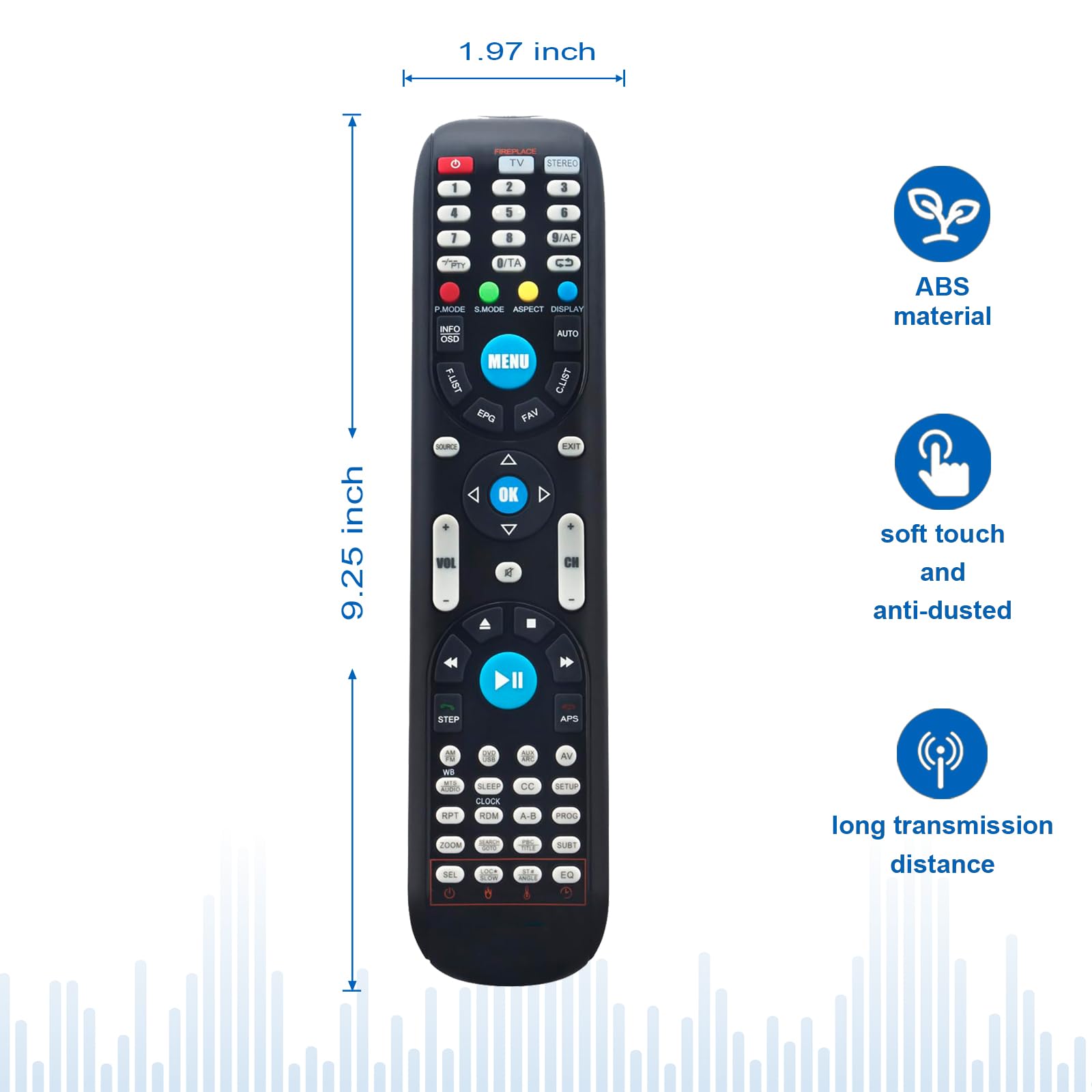 Mando a distancia universal compatible con FURRIO TV FEFS58F7A FEFS50K9A FEFS55F7A FDFS40M4A FDUS50M7A FDUS50F1A FDHS32M1A FDFS40M1A FEHS28CAA