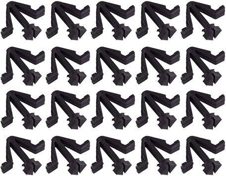 Car styling 20pcs Car Radiator Front Grille Trim Clip Retainer Plastic Fit for Black Replace