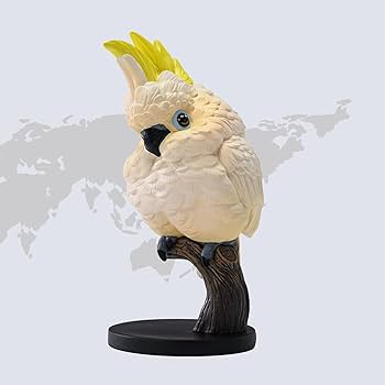 アンティーク磁器製 鳥のフィギュア 約10cm 1970年代のヴィンテージ中国磁器製鳩の置物：手描きのビルワン鳥