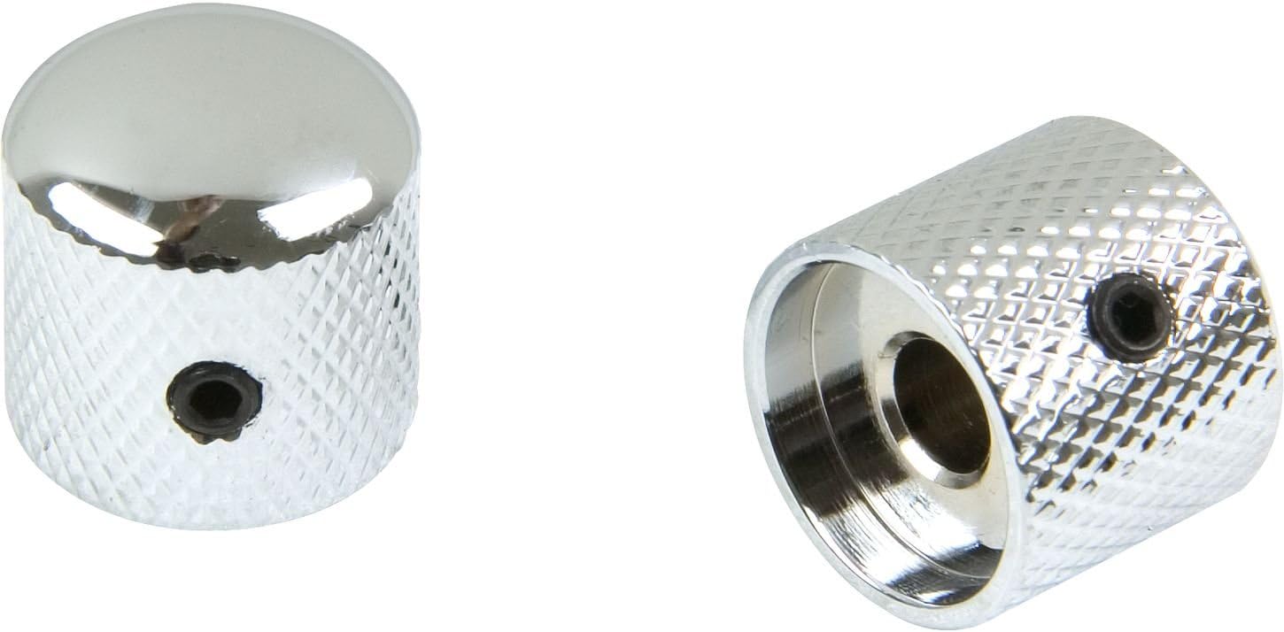 Ernie Ball Tele-Style Knobs 2-pack, Chrome (P06354)