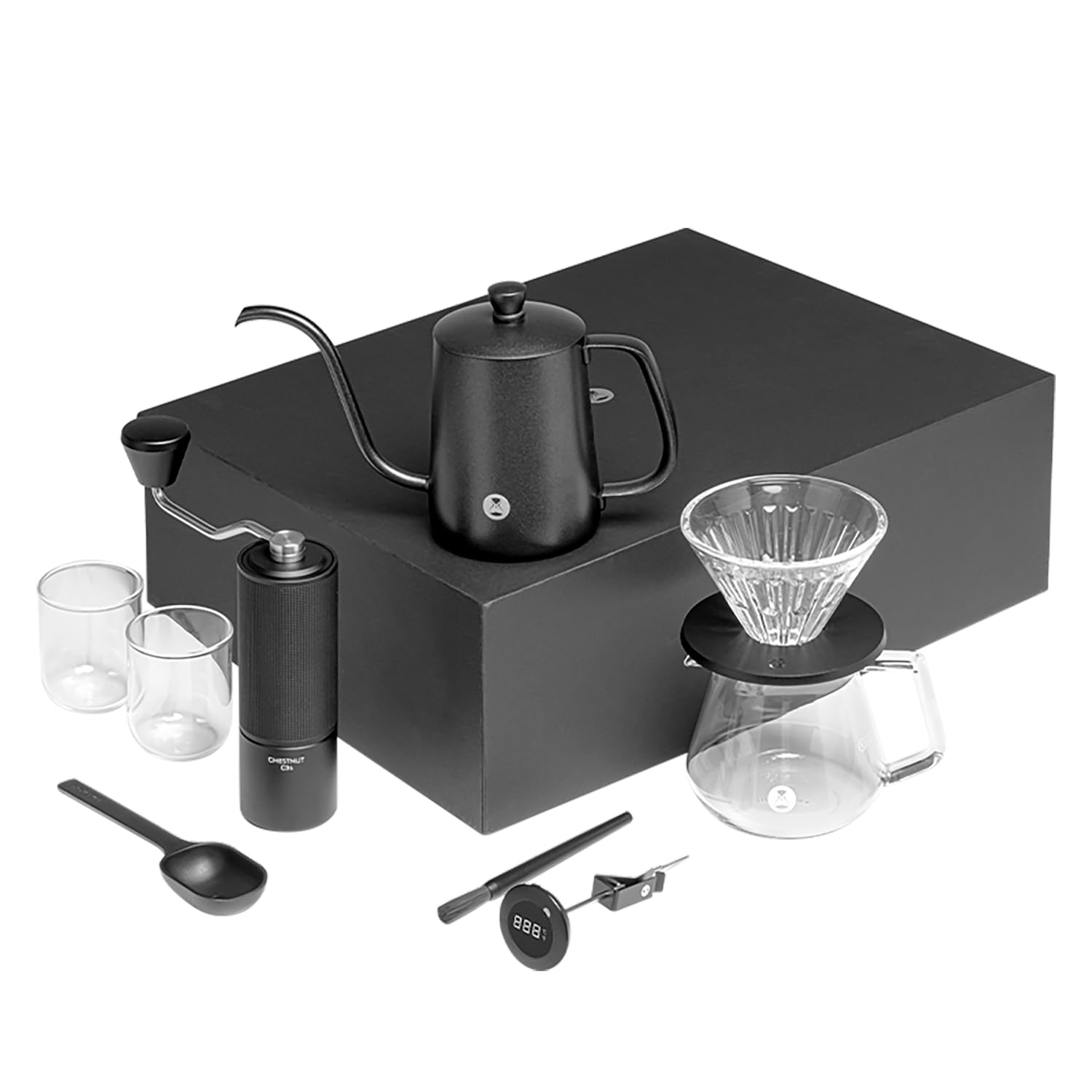 Amazon | TIMEMORE 栗子C3S コーヒーミル9セット 手挽き コーヒー用品