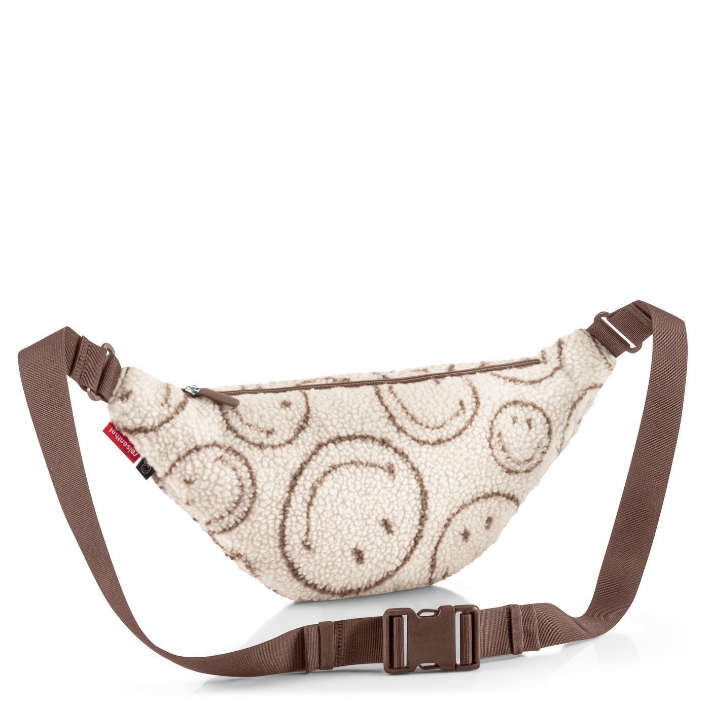 reisenthel city beltbag smiley® teddy chocolate – Sling Bag, Bauchtasche, stylische Hüfttasche Outdoor. Im Alltag, am Abend, beim Radfahren oder auf Reisen - immer eine gute Wahl!
