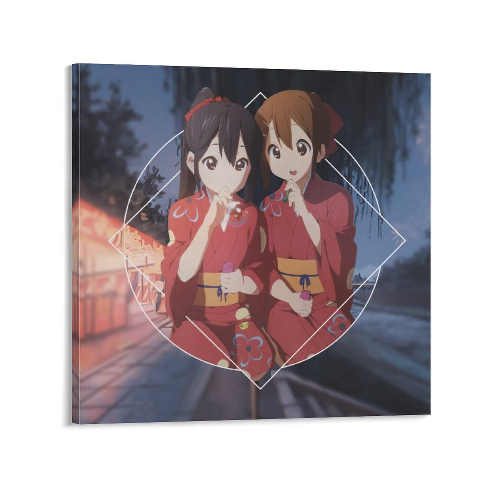 Amazon.co.jp: ポスター けいおん！ 浴衣 絵画 壁掛け 部屋飾り アート 
