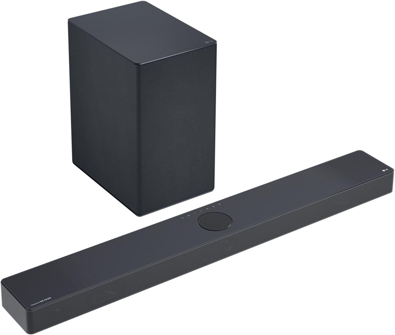 LG DSC9S 3.1.3 Soundbar (400W) mit kabellosem Subwoofer (Dolby Atmos, HDMI, Bluetooth), Schwarz [Modelljahr 2023]