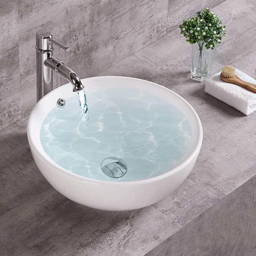 Schläfer 4051003 | Bonde Click Clack pour lavabo de salle de bain et bidet avec trop-plein en laiton chromé, dimensions 1" 1/4, bouchon d'échappement universel pour évier