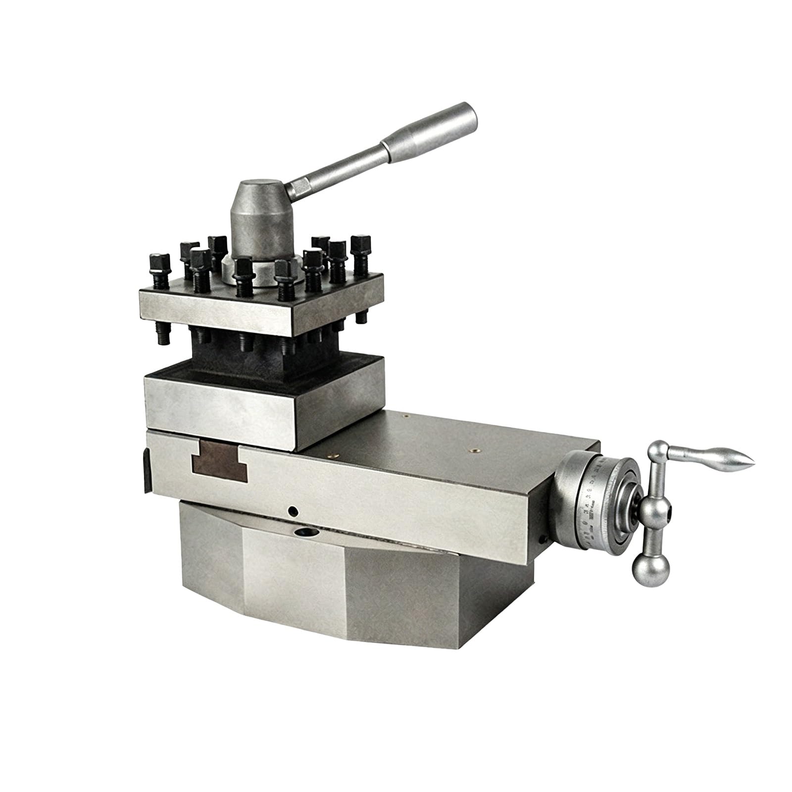 Assemblage de poteau d'outil de tour, hauteur centrale de 13,8 cm, voyage de 13,7 cm pour tour à lit creux C6251, acier inoxydable compatible avec les métaux non ferreux et les matériaux d'ingénierie