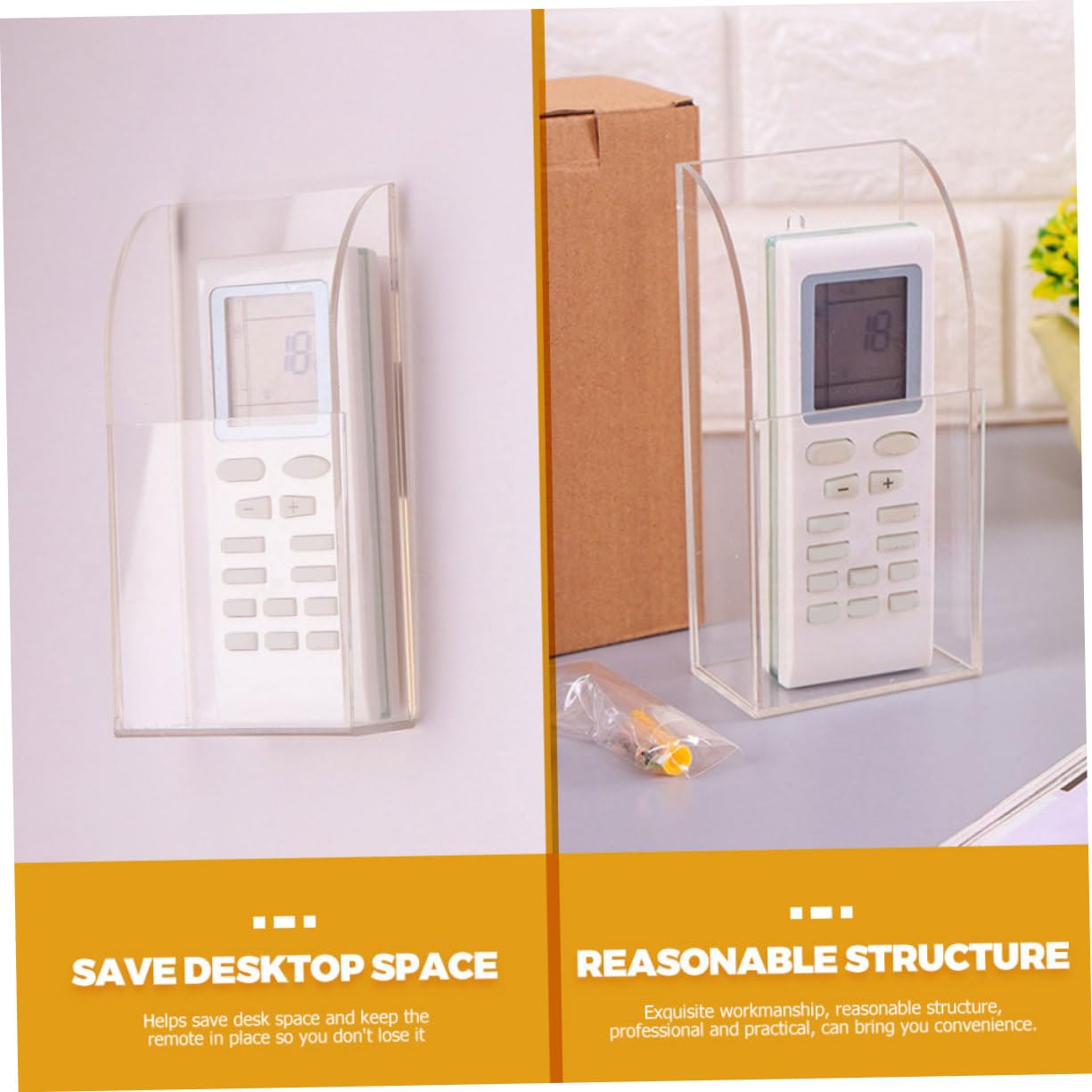 STOBOK 6pezzi Organizer Murale Per Telecomandi Per Conservare e Ordinare Telecomandi e Accessori Soluzione Di Stoccaggio Per Casa e Ufficio