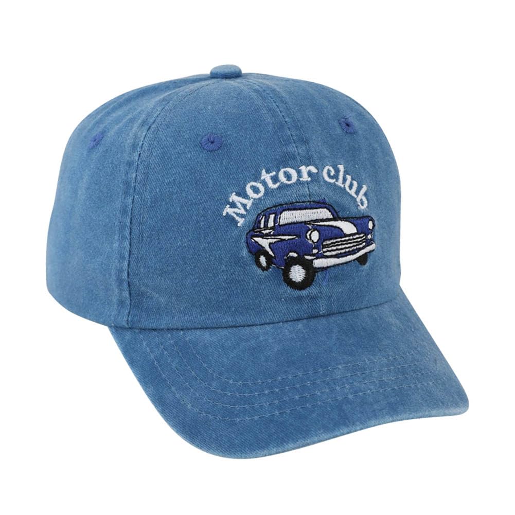Kinder-Baseballkappe mit Stickerei, Vintage-Stil, gewaschene