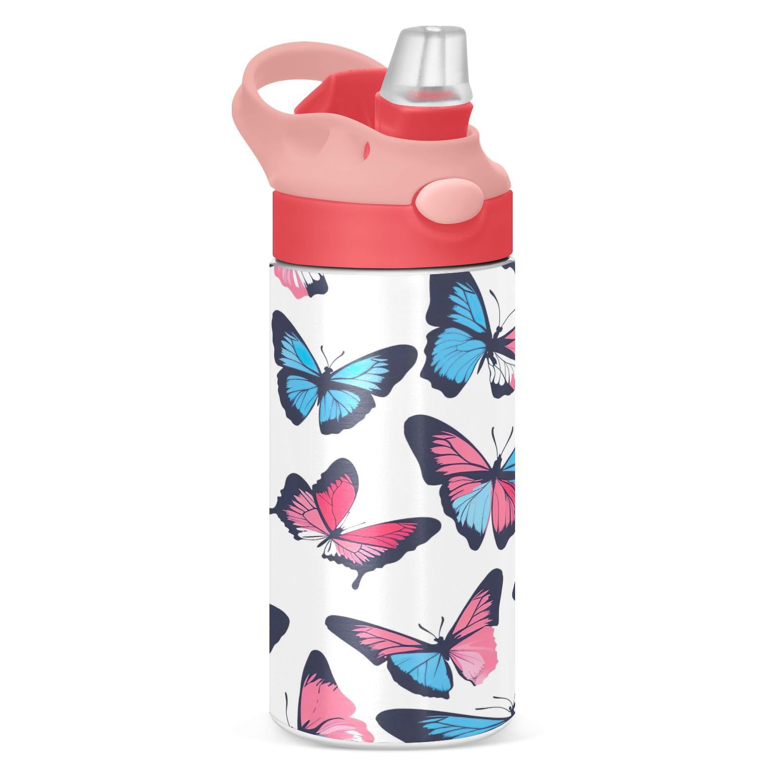 Amazon.com: JUZIHAI Cartoon Colorful Butterfly Kids Water Bottle