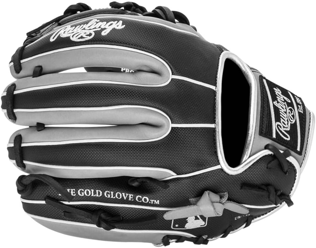Rawlings Gamer XLE Speed Shell Series Baseball Infield | Catcher | Utility Glove | Mitt | Travel | Youth | 11.5” | 12.25” | 32.5” | Black | Grey | Right | Left