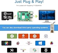 Vista 3 de MarsKit Raspberry Pi 4b Starter Kit-128GB Edition/Raspberry Pi 4 (8GB RAM) /Raspberry Pi OS preinstalado